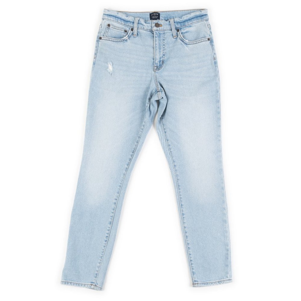 J. CREW 9" Midrise Skinny light wash jeans size 26